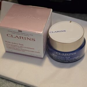 Clarins Multi-Active Nuit Revitalizing Night Cream - Full Size 1.6oz- NEW IN BOX